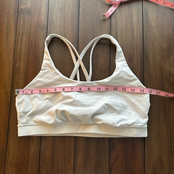 Lululemon EUC Energy Sports Bra White Size 12 - Picture 13 of 14